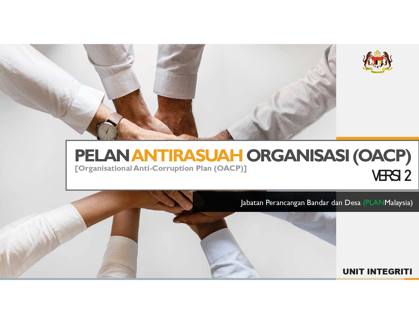 Pelan Antirasuah Organisasi (OACP) PLANMalaysia Versi 2 Tahun 2022